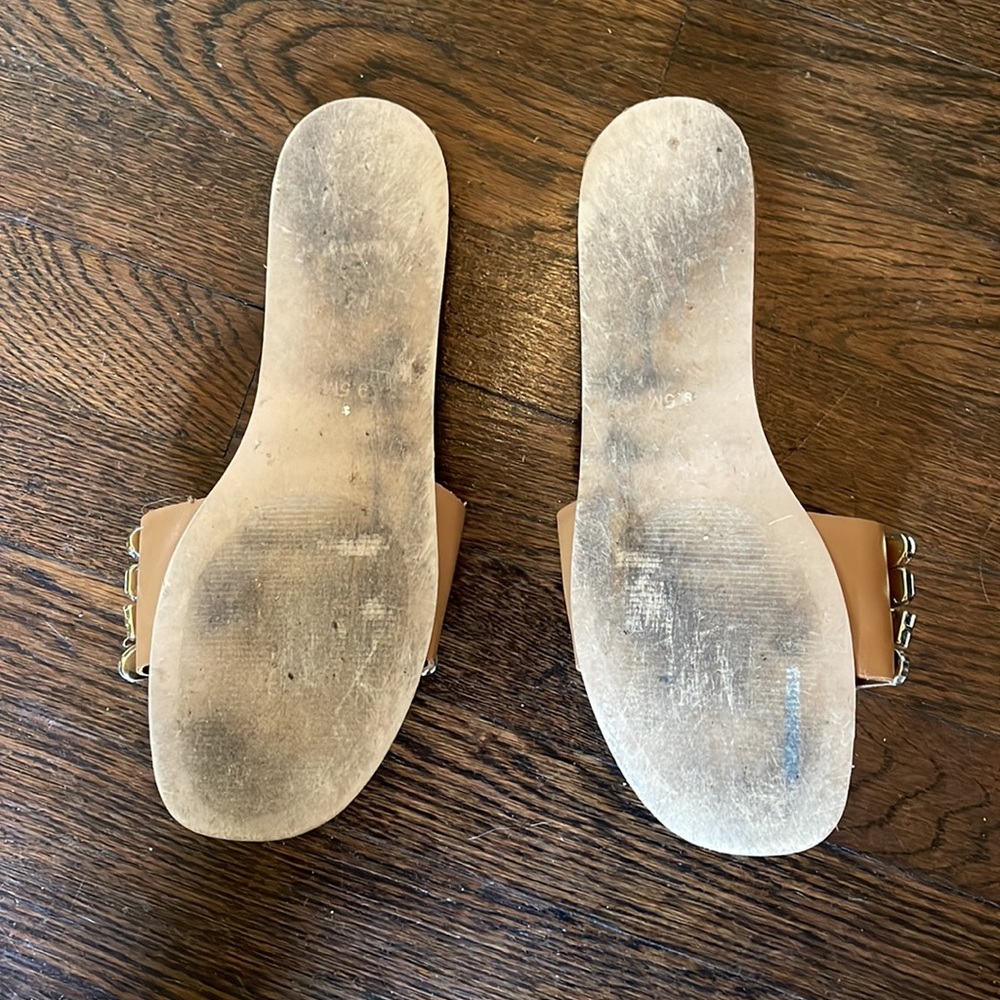 Aqua bejeweled slides - Picture 5 of 5